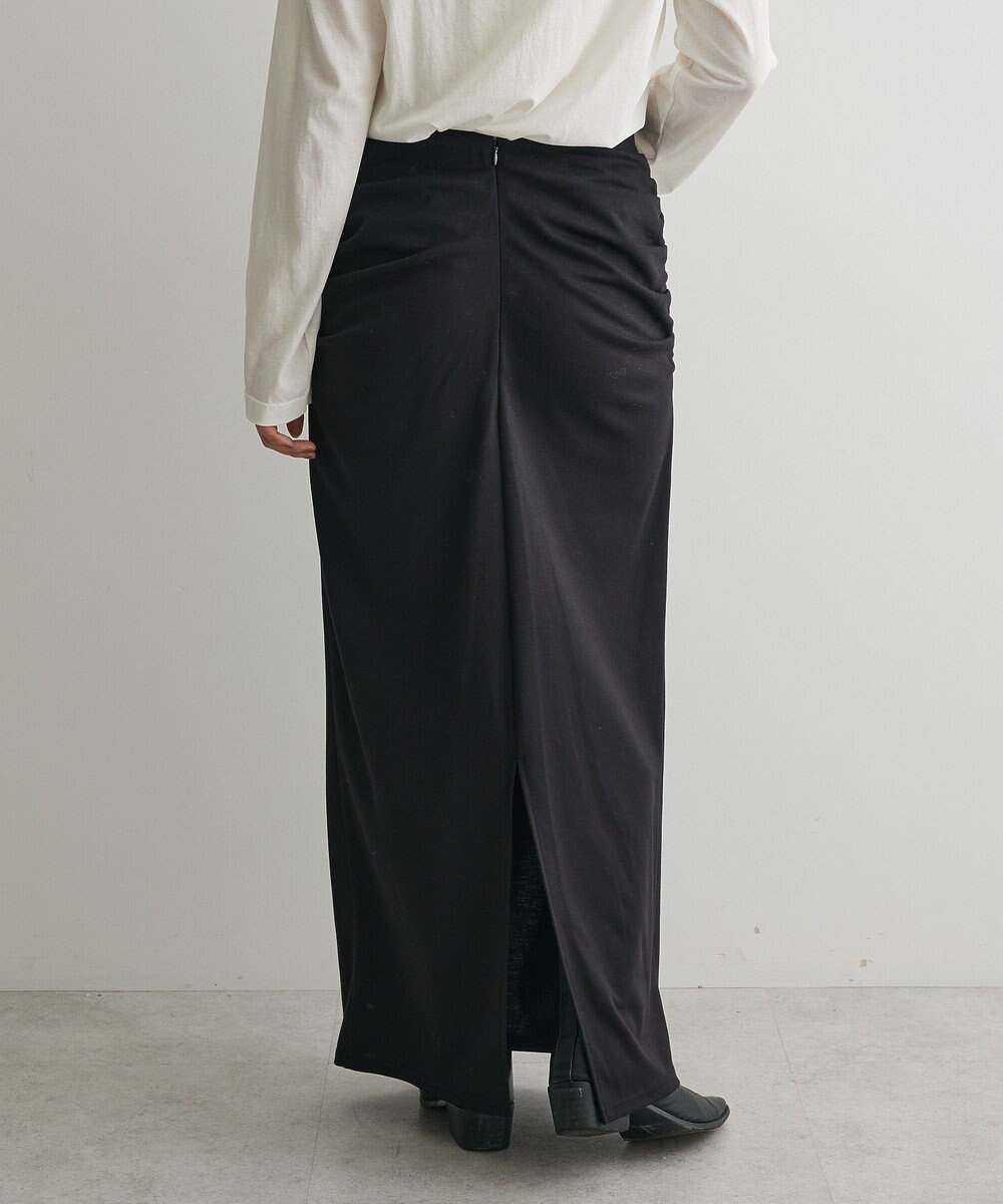 CRAFT STANDARD BOUTIQUE ドレープデザインIラインスカート 