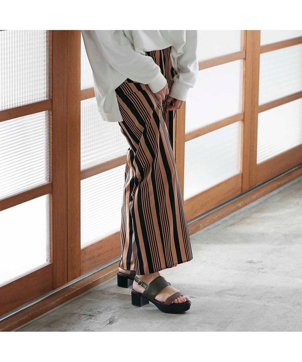 MODE ET JACOMO <MODE ET JACOMO>厚底ダブルベルトサンダル 