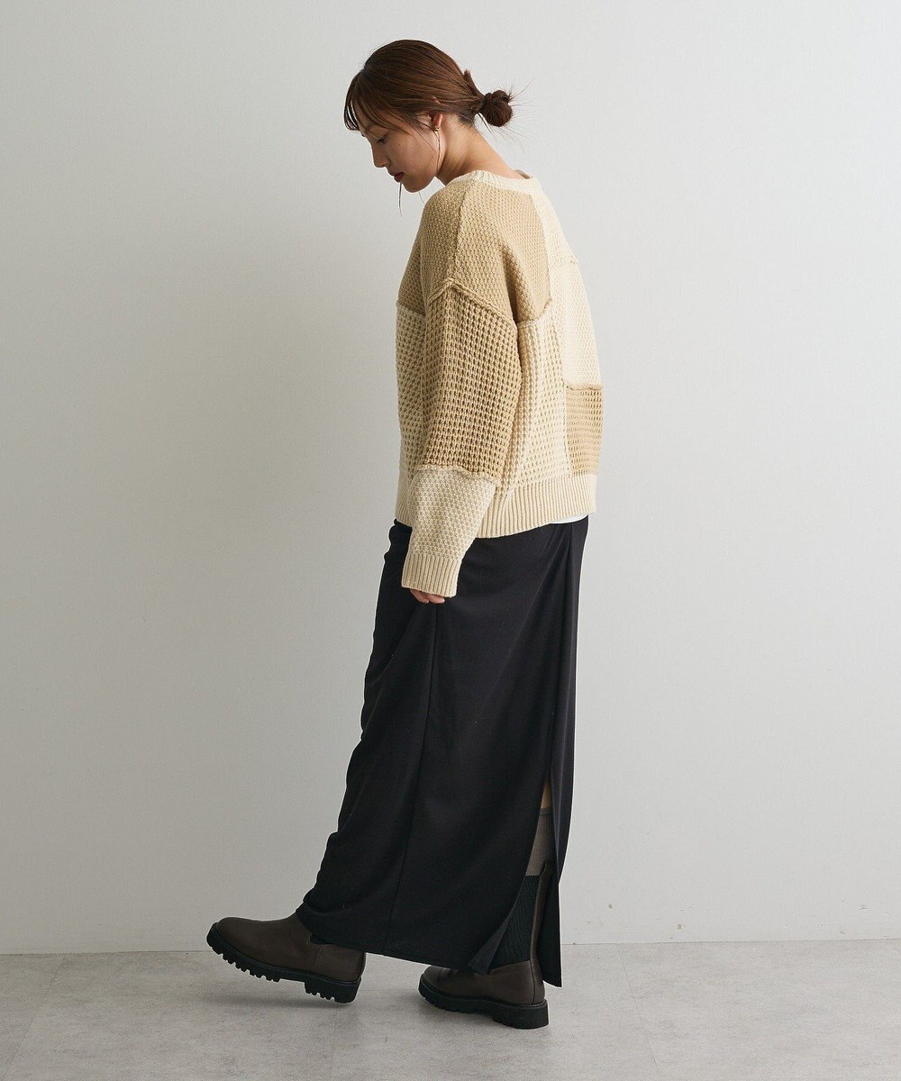 CRAFT STANDARD BOUTIQUE ドレープデザインIラインスカート 