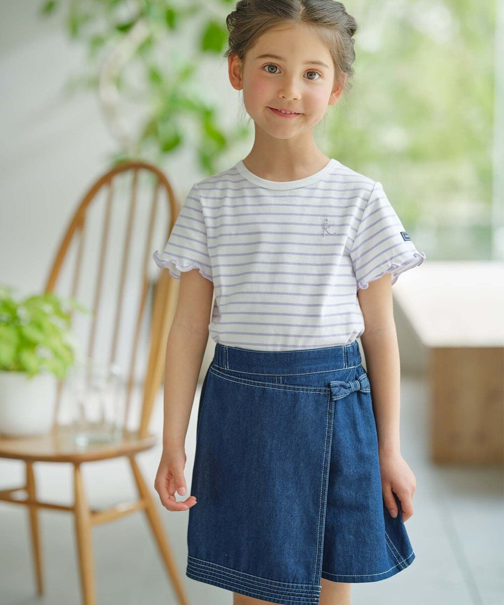 組曲 KIDS 【110-140㎝】半袖ボーダー Tシャツ 