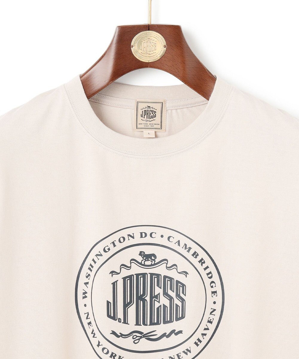 J.PRESS MEN 【WEB限定】オーバルロゴ Tシャツ 
