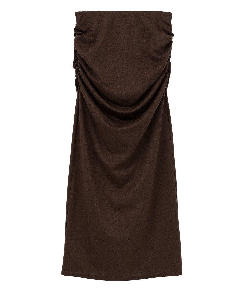 CRAFT STANDARD BOUTIQUE ドレープデザインIラインスカート 