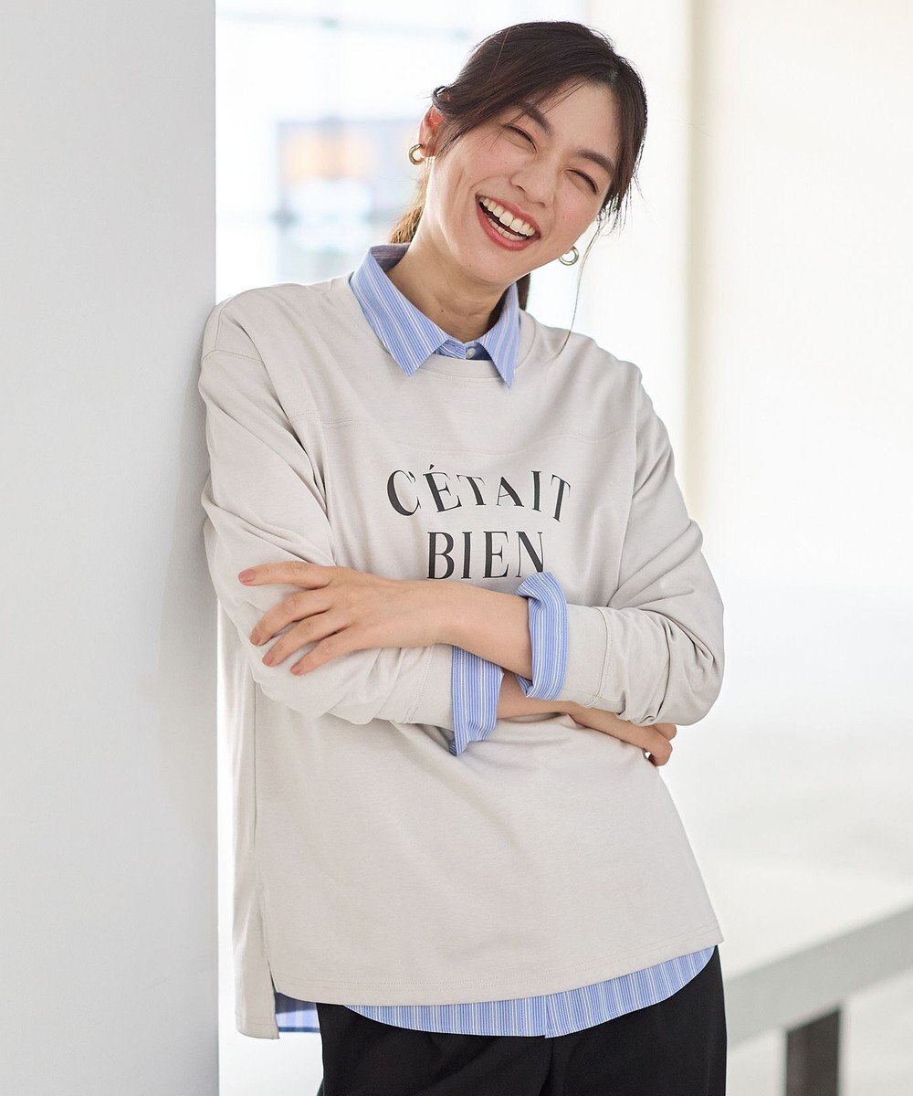 ANY L フットボールロングスリーブＴシャツ 