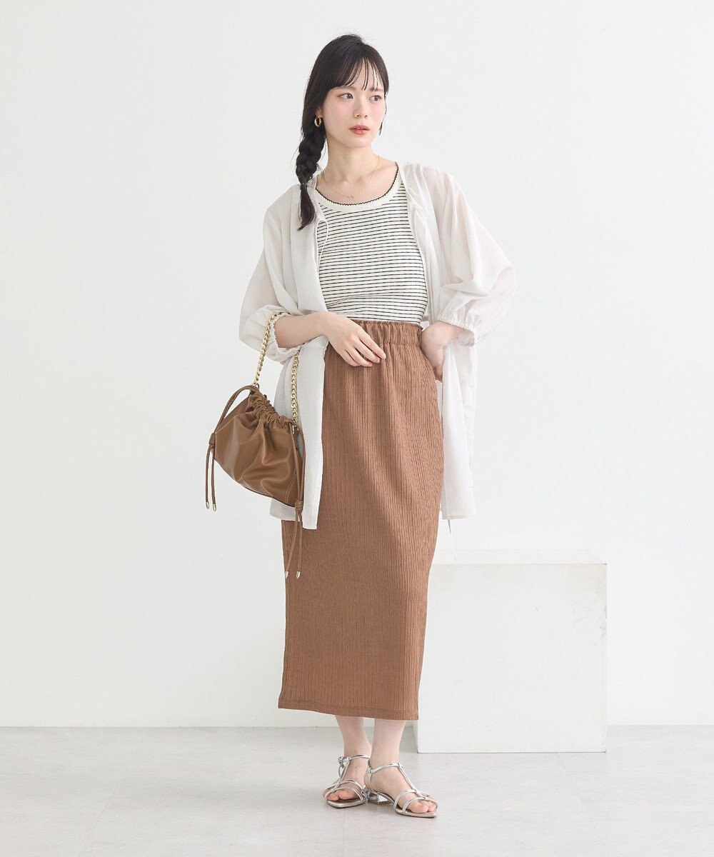 earth music&ecology 選べる丈カットナロースカート 