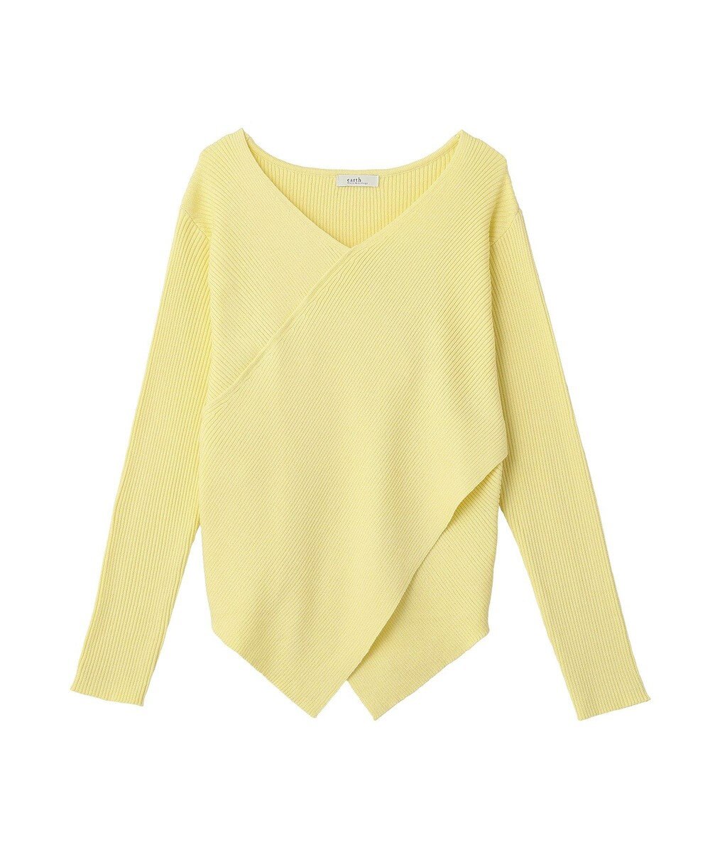 earth music&ecology クロスニットプルオーバー 