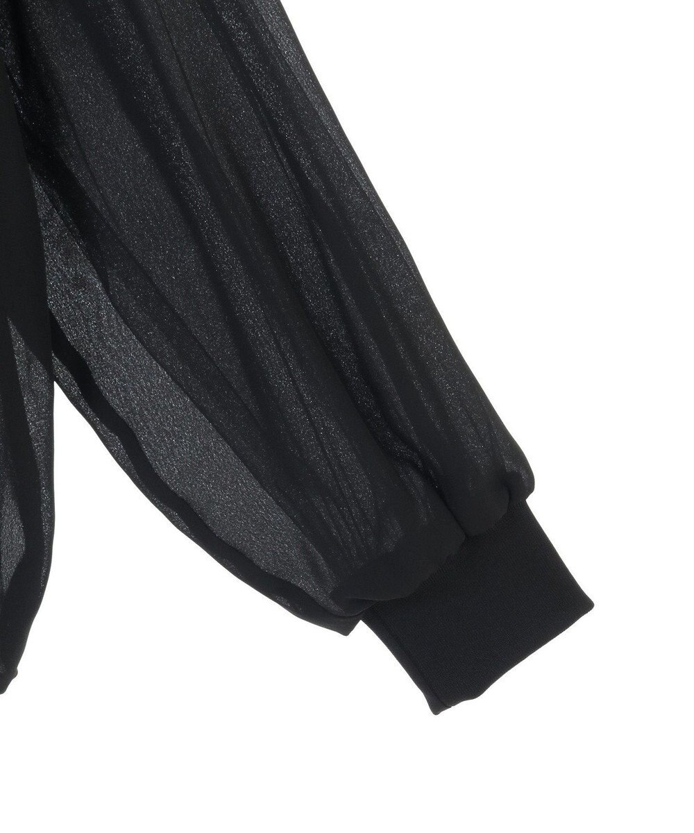 AMERICAN HOLIC リバーシブルシフォン×チュールブルゾン 