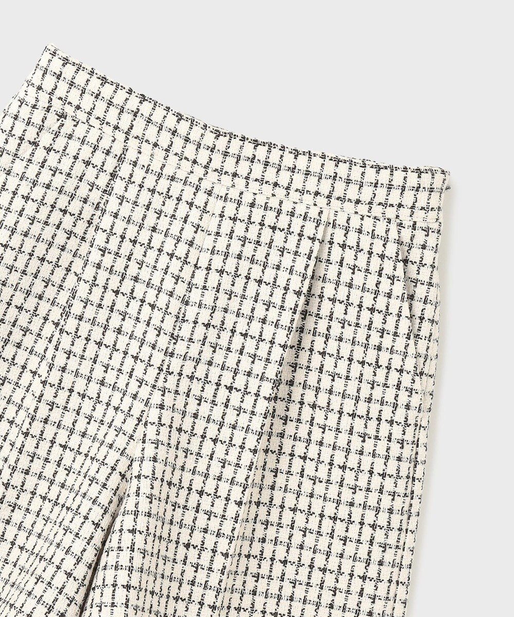 GRACE CONTINENTAL チェックツイードハーフパンツ 