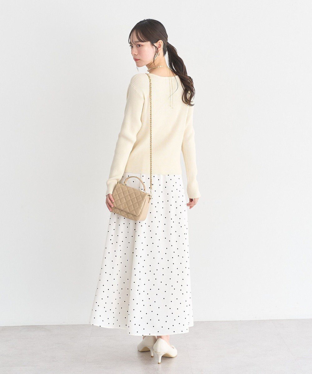 earth music&ecology クロスニットプルオーバー 