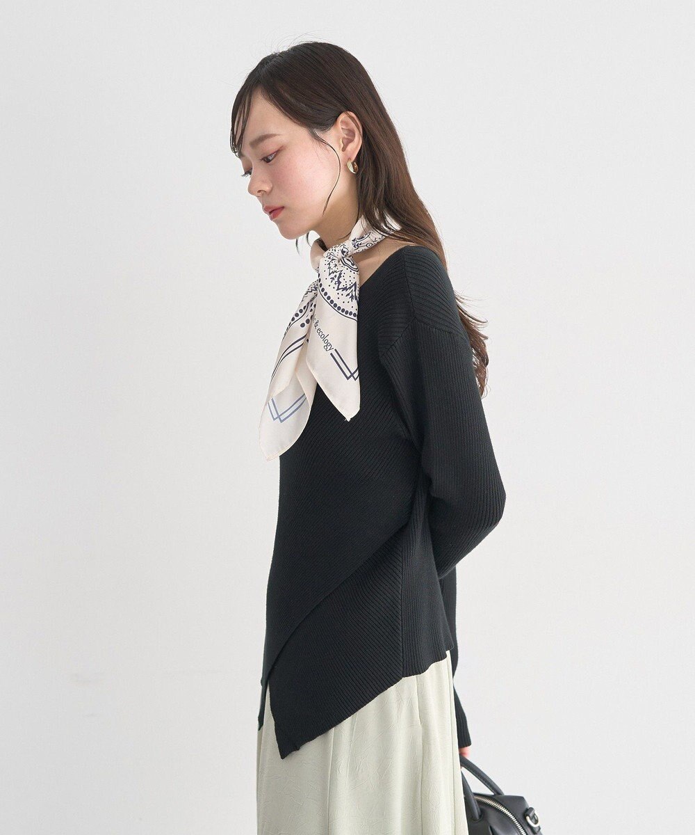 earth music&ecology クロスニットプルオーバー 