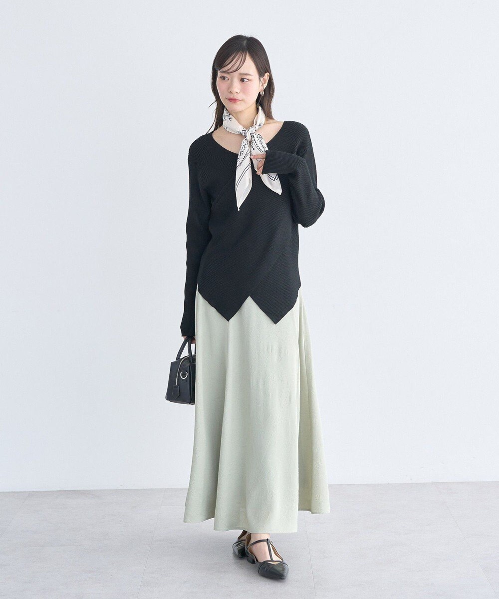 earth music&ecology クロスニットプルオーバー 