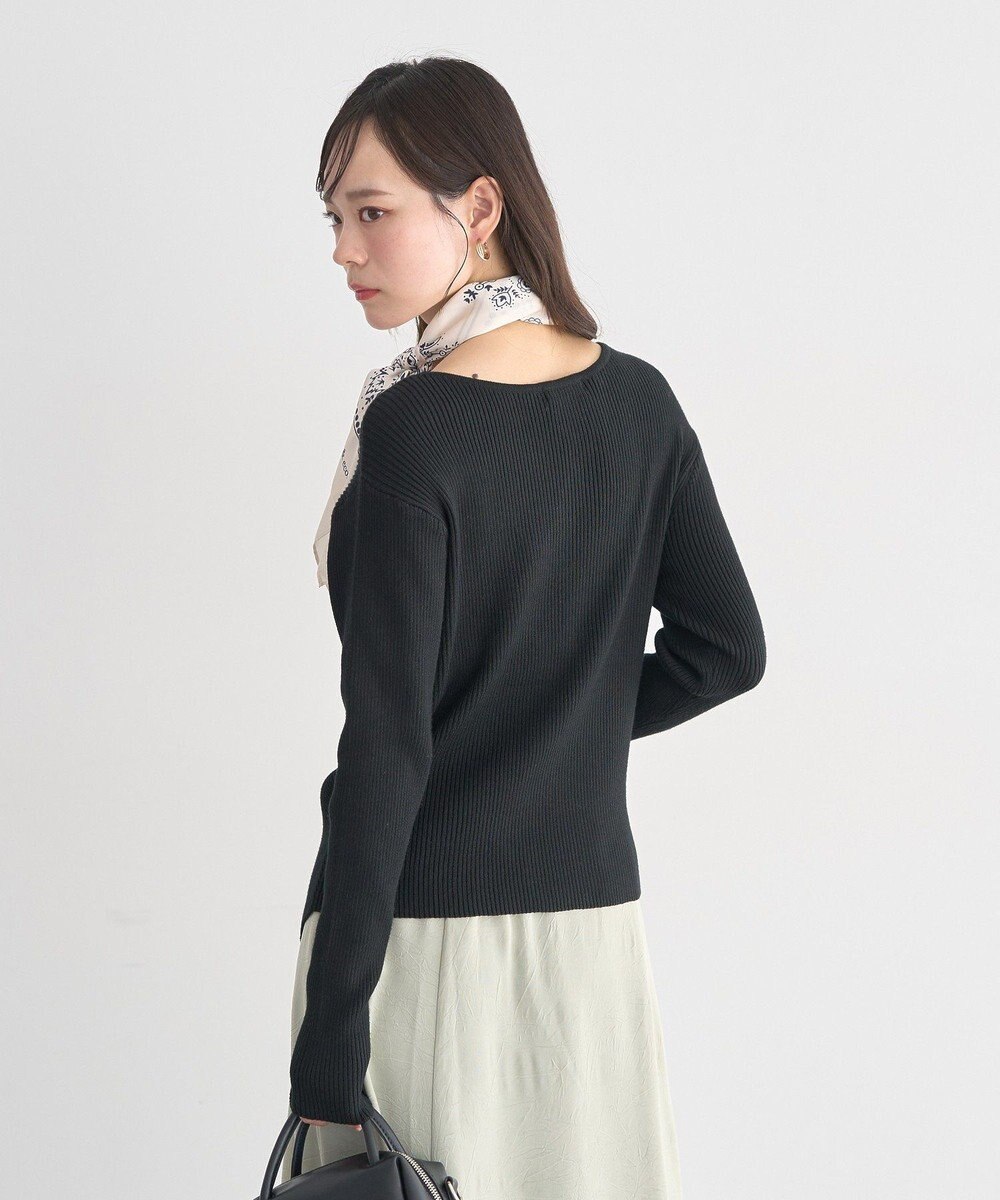 earth music&ecology クロスニットプルオーバー 