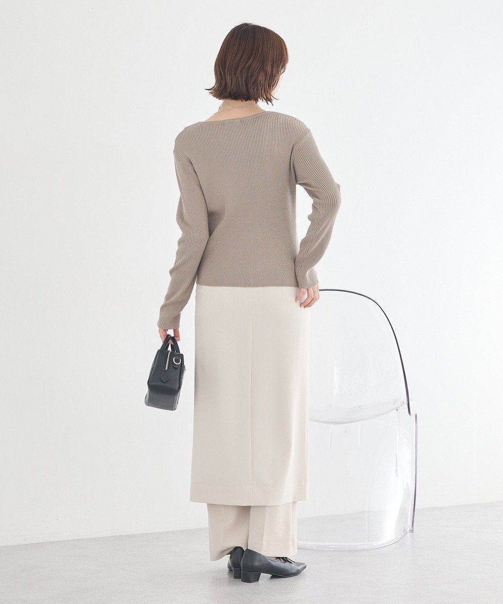 earth music&ecology クロスニットプルオーバー 