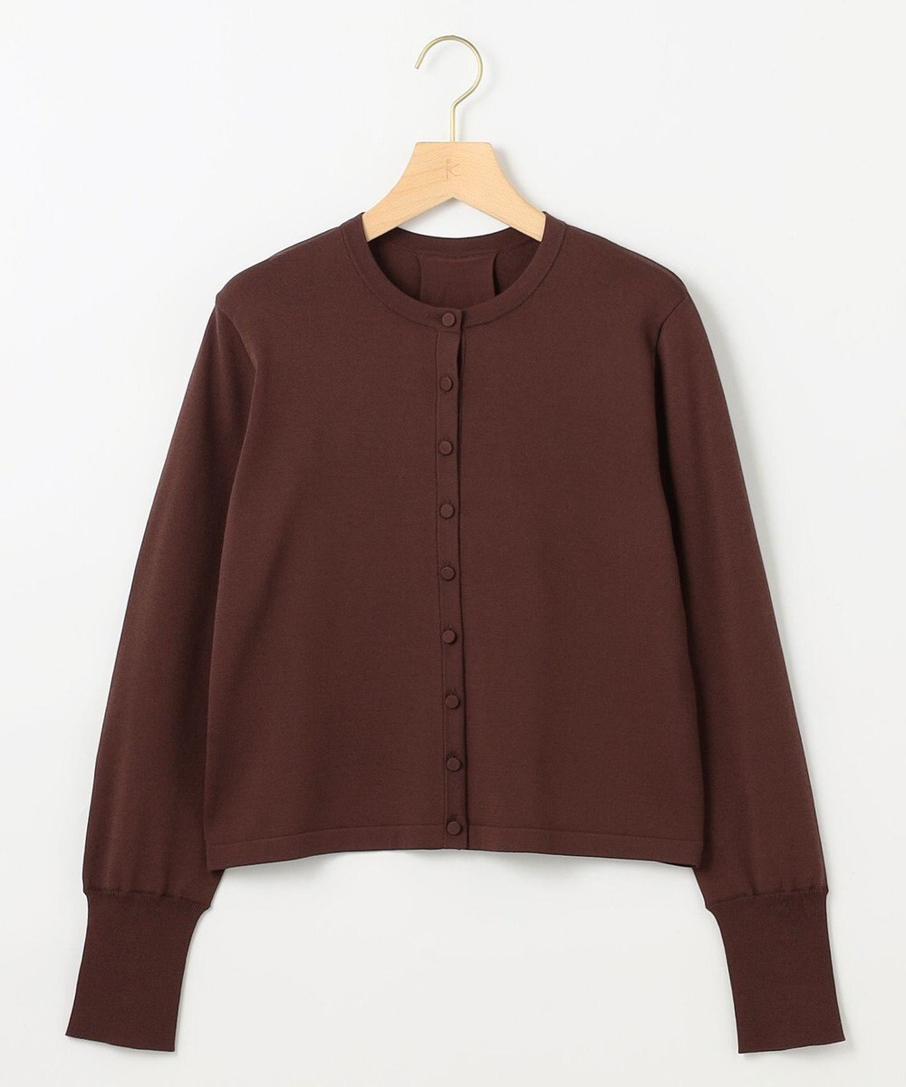 組曲 クルミボタン ニットカーディガン 