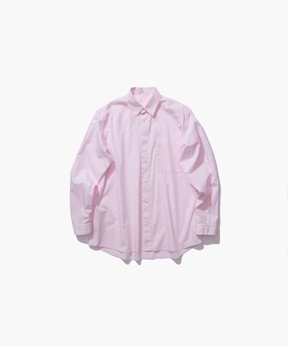 ATON NATURAL DYED COTTON LAWN | スタンダードシャツ 