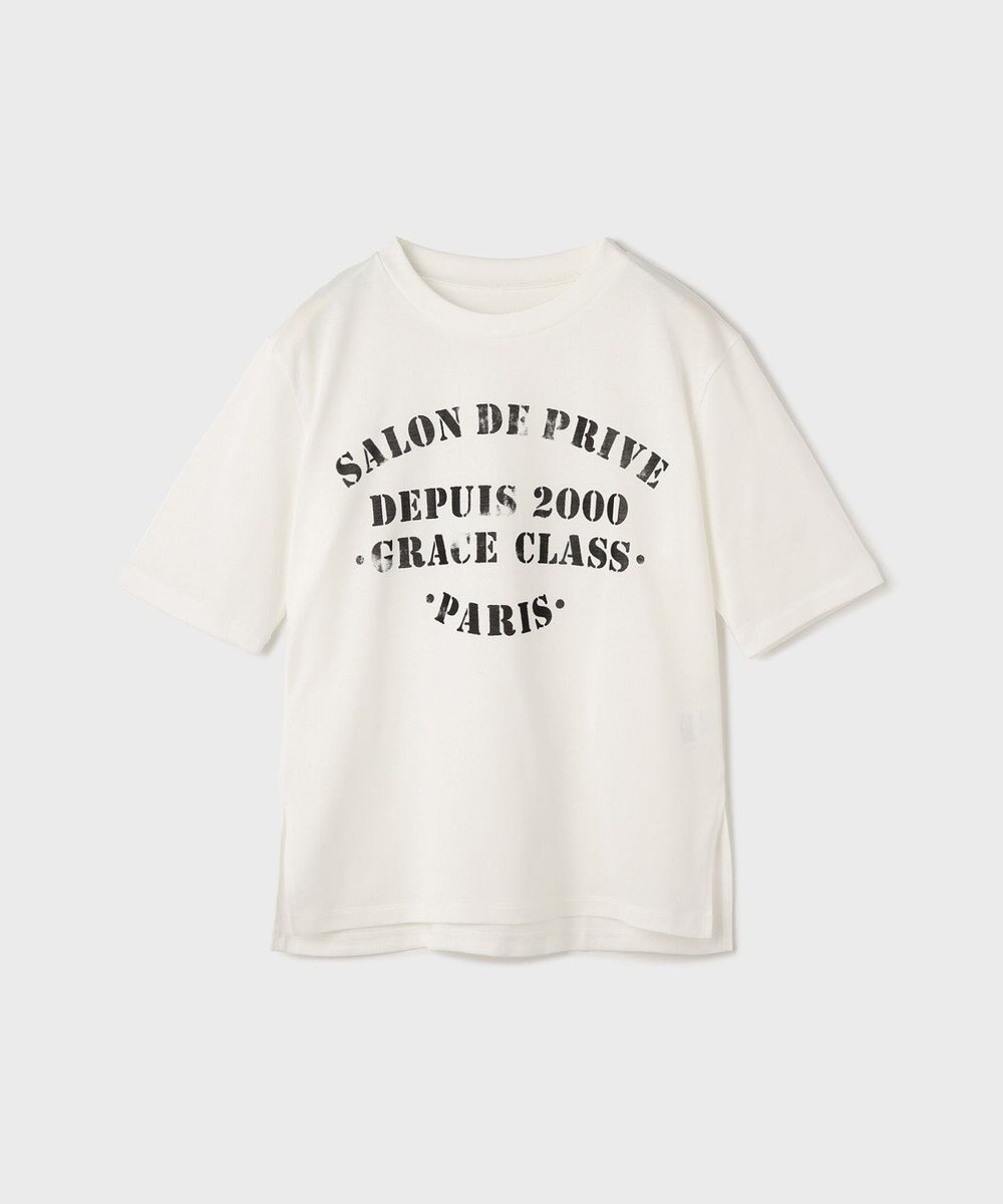 GRACE CONTINENTAL ステンシルレタードT 