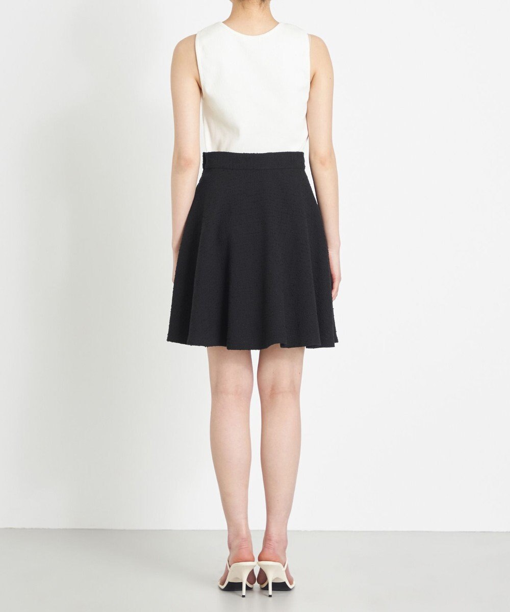 NAVE 【Nave】ストライプツィード  フレアースカート 