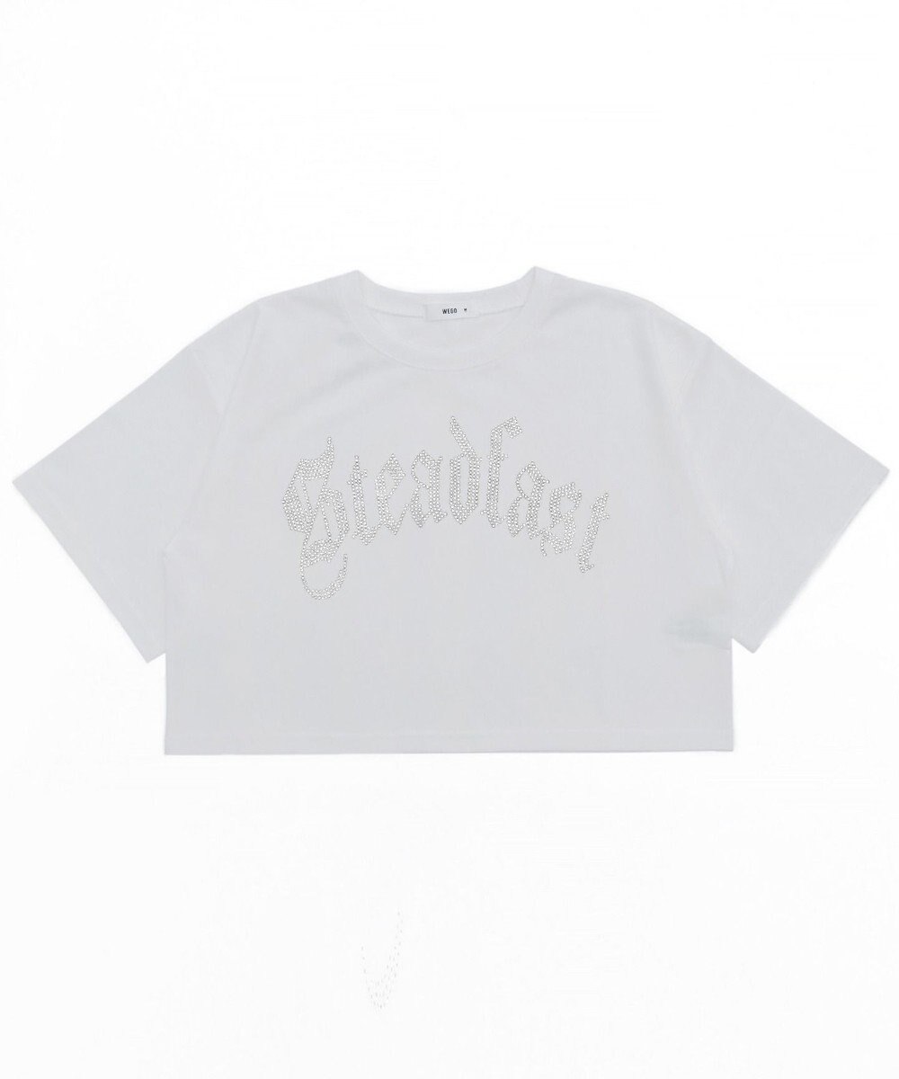 WEGO ラインストーンショートT 