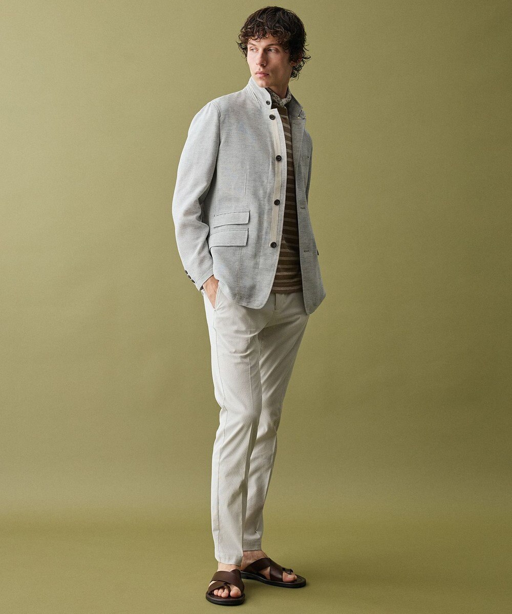 JOSEPH ABBOUD 【キングサイズ・JAPANファブリック/清涼/軽量】クールバスケット ブルゾン 