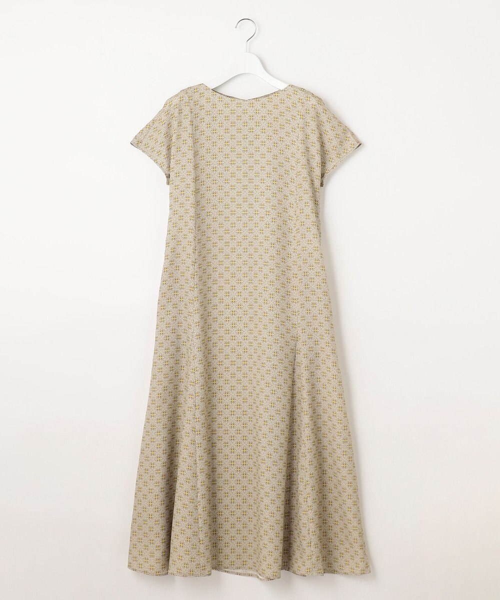 自由区 【洗える・XSサイズあり】アラベスクプリント  ワンピース 