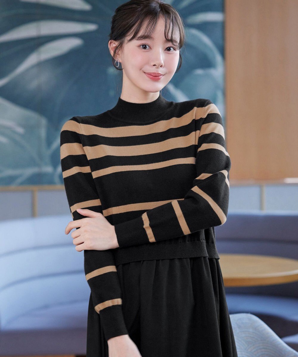 Tiaclasse ニットドッキングワンピース 