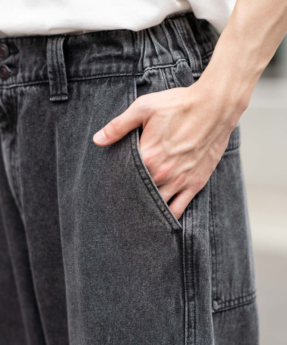 WEGO ローライズバギーフレアデニムパンツ 