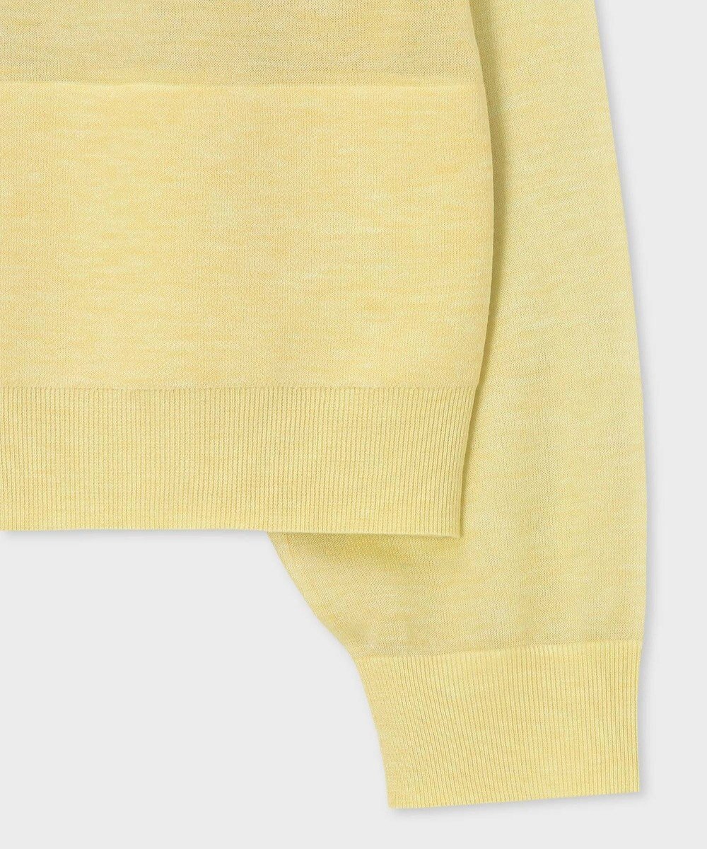 Paul Smith 【洗える】シアーボーダー ジップアップ カーディガン 