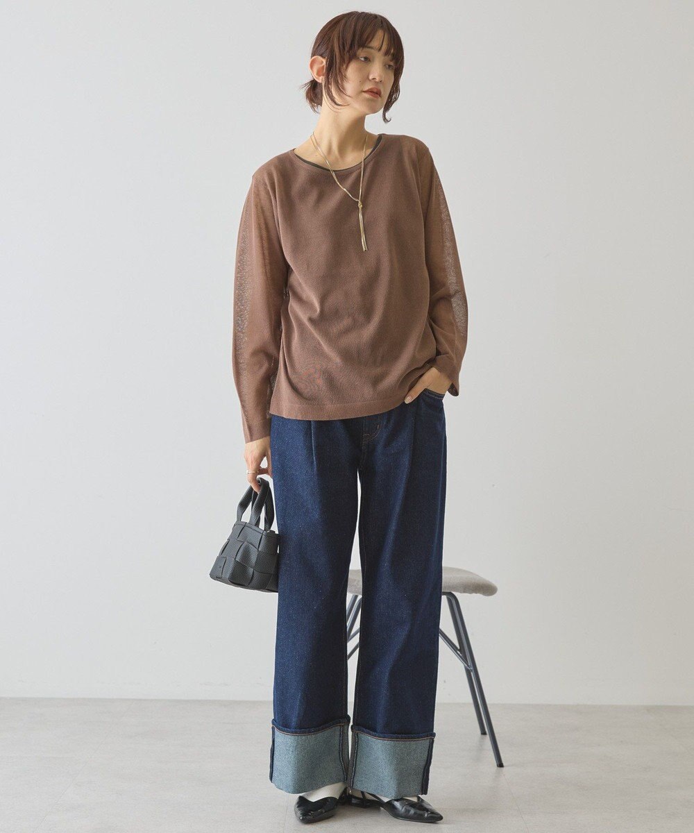 AMERICAN HOLIC シアーニットプルオーバー 