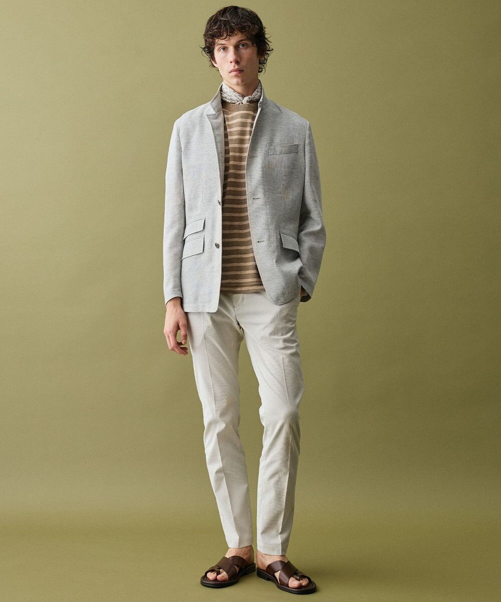 JOSEPH ABBOUD 【キングサイズ・JAPANファブリック/清涼/軽量】クールバスケット ブルゾン 