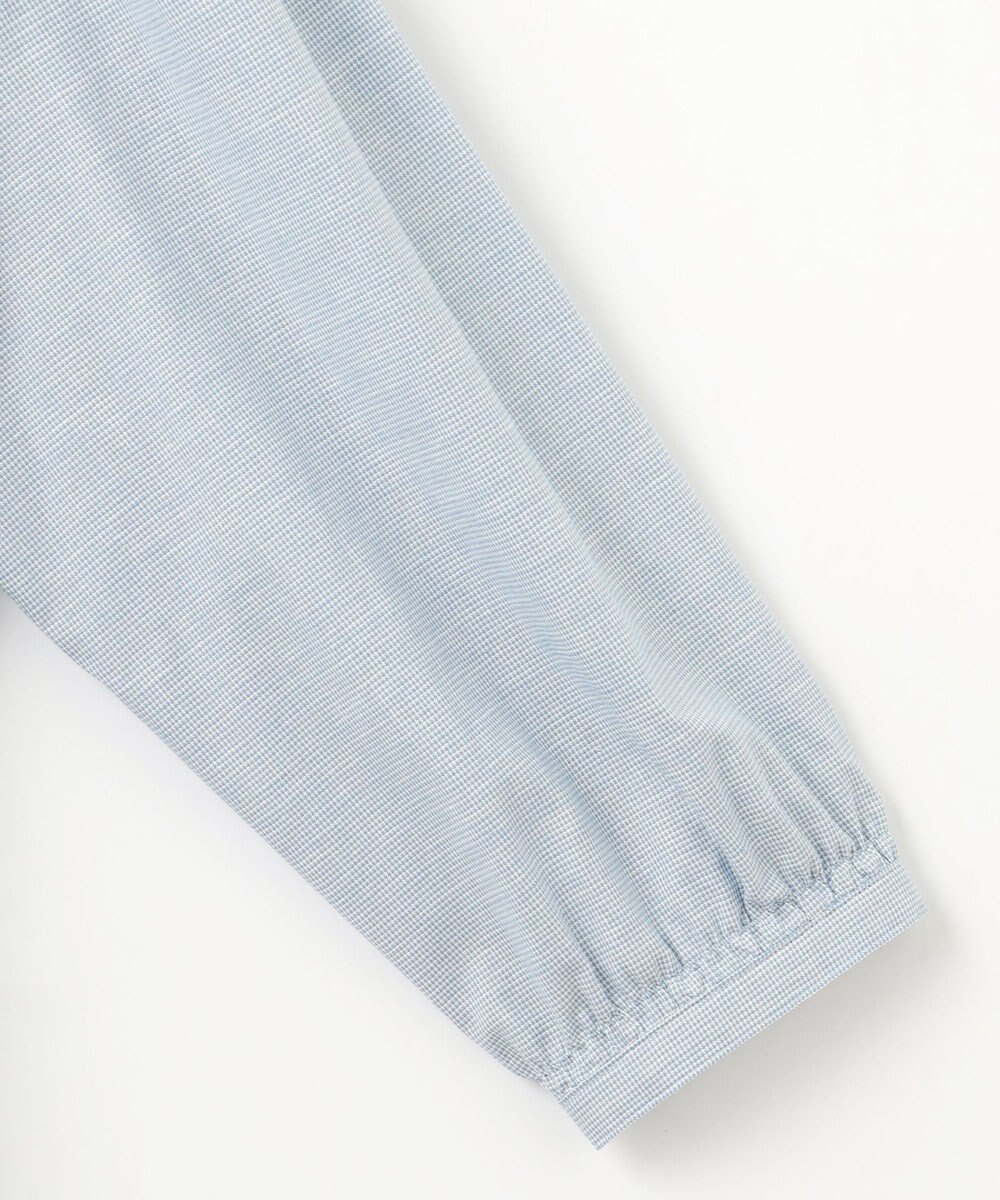 J.PRESS LADIES L 【洗える】BEZピンチェック ボリュームスリーブ ブラウス 