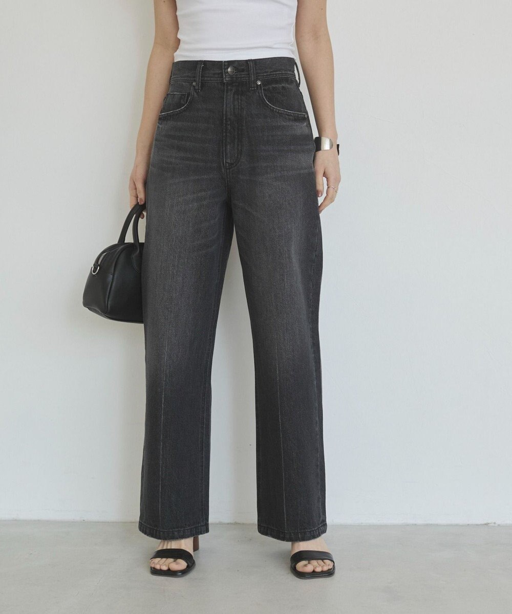 WEGO 【ANGIE VINTAGE/SMLサイズ展開】ワイドストレートデニムパンツ 