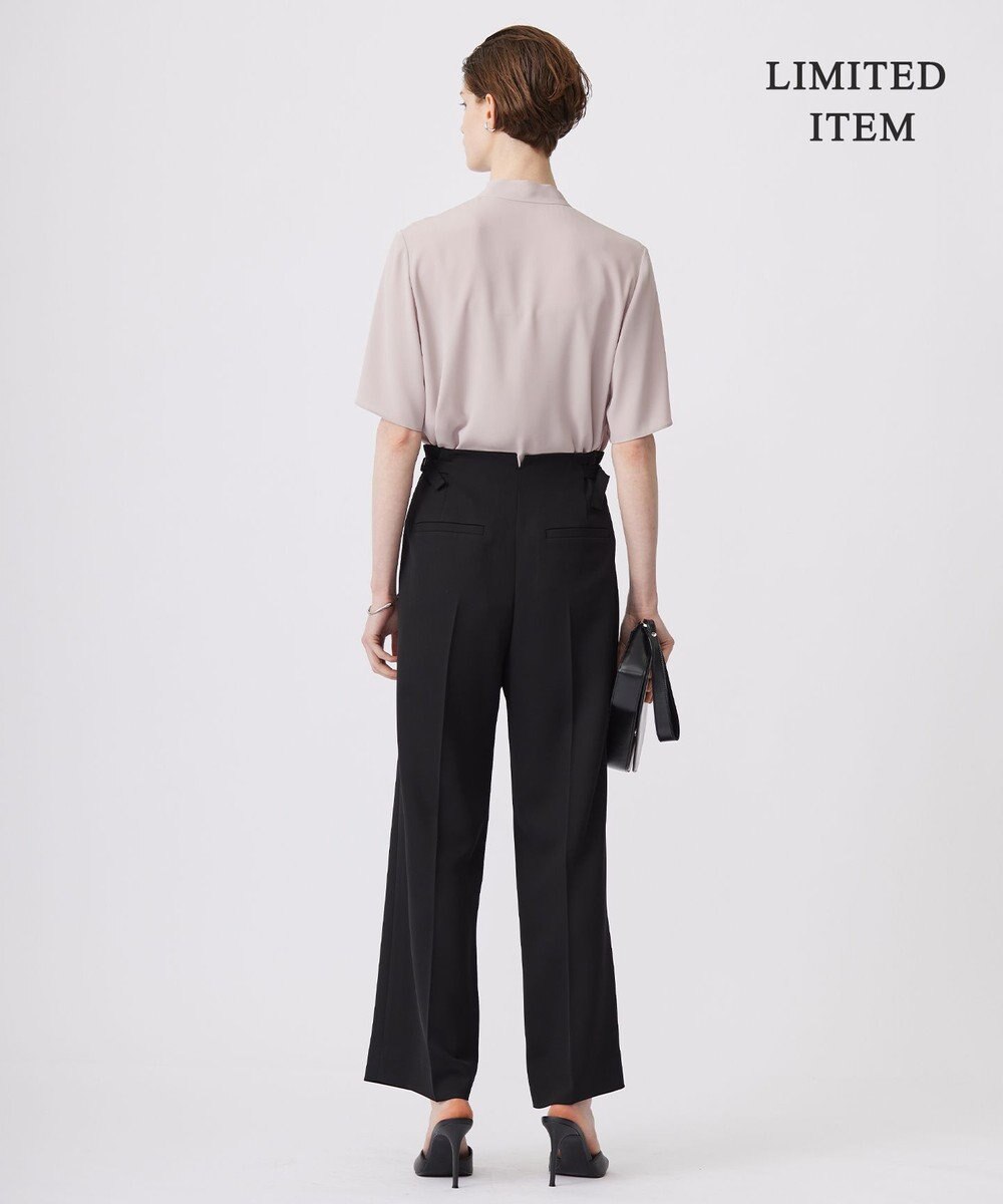 ICB 【2WAY・WEB限定・洗える】シルフィルダブルクロス サスペンダーパンツ 