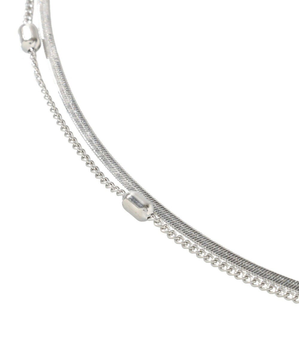 Green Parks 【ステンレス】スネーク２連ネックレス 