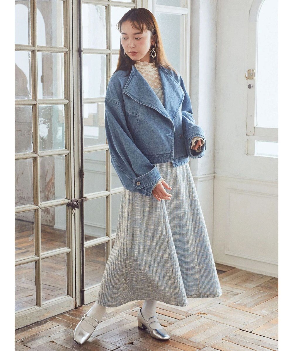 earth music&ecology ツイードワンピース 