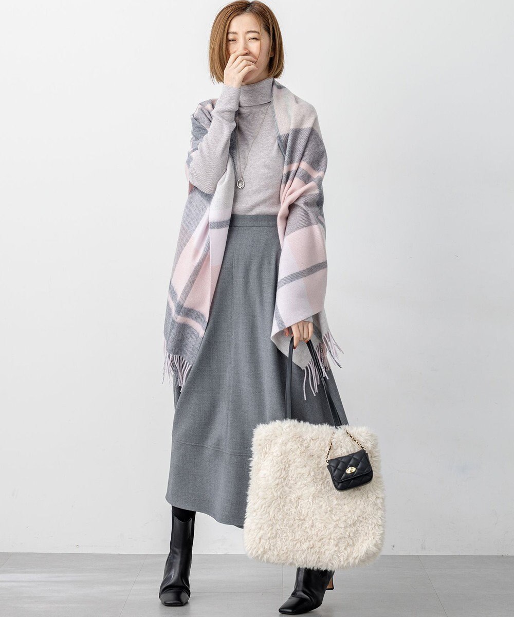 23区 S 【滝沢眞規子さん着用/WEB限定カラーあり】ウーステッドウール リブタートル ニット 