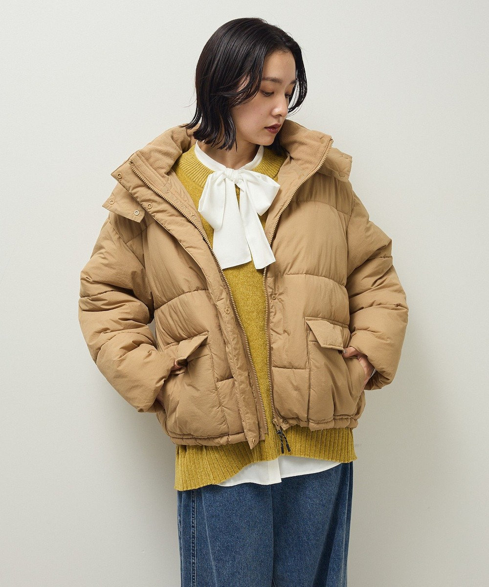 Green Parks ライトファイバーフーディブルゾン 