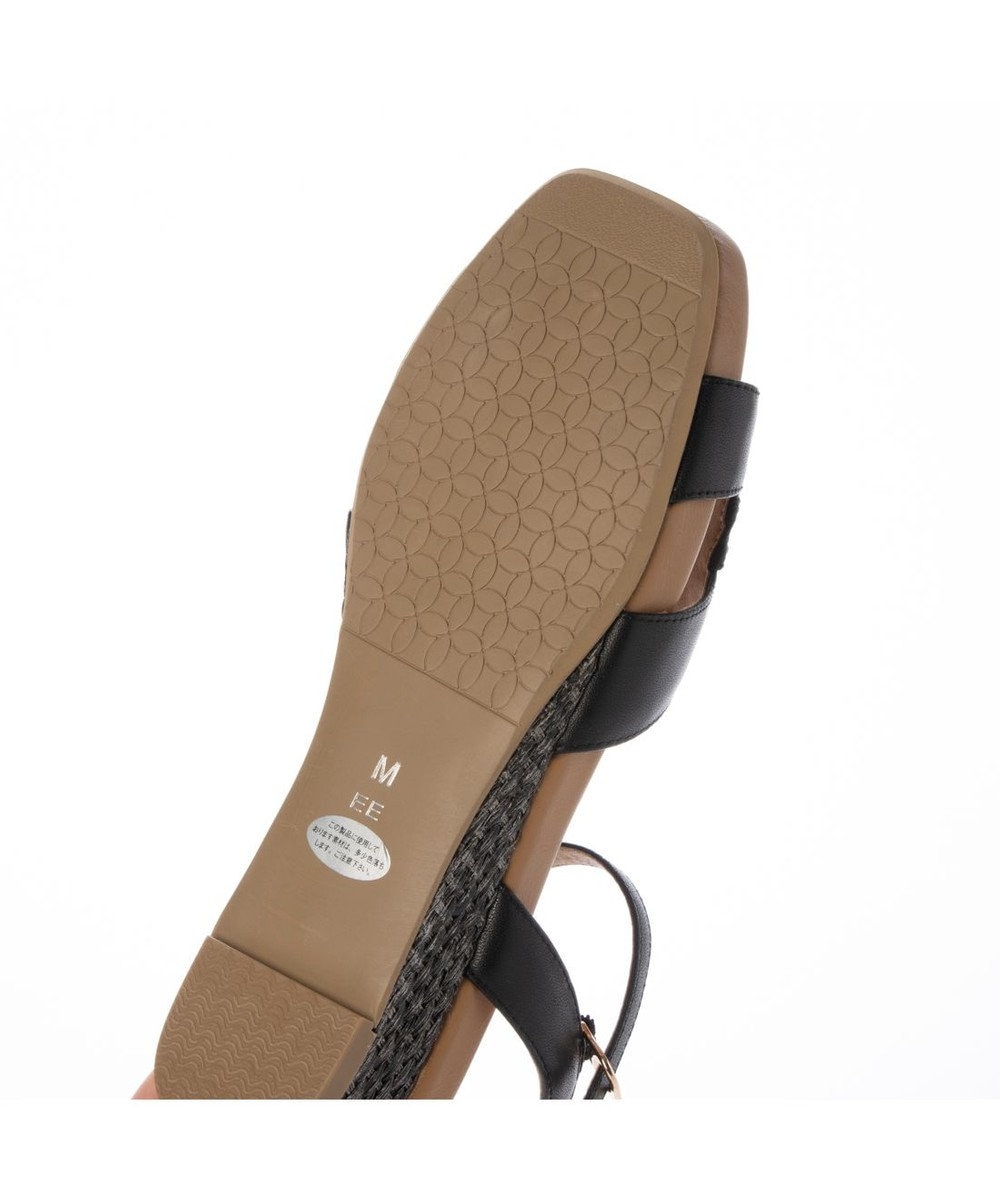 ing <ing>ローヒールウエッジサンダル 