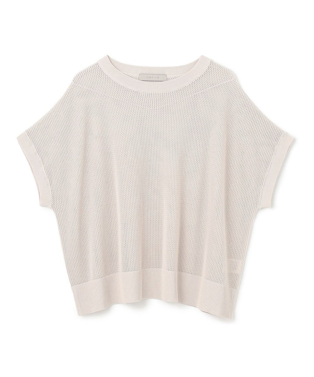 UNFILO L メッシュ ハーフスリーブ プルオーバー 