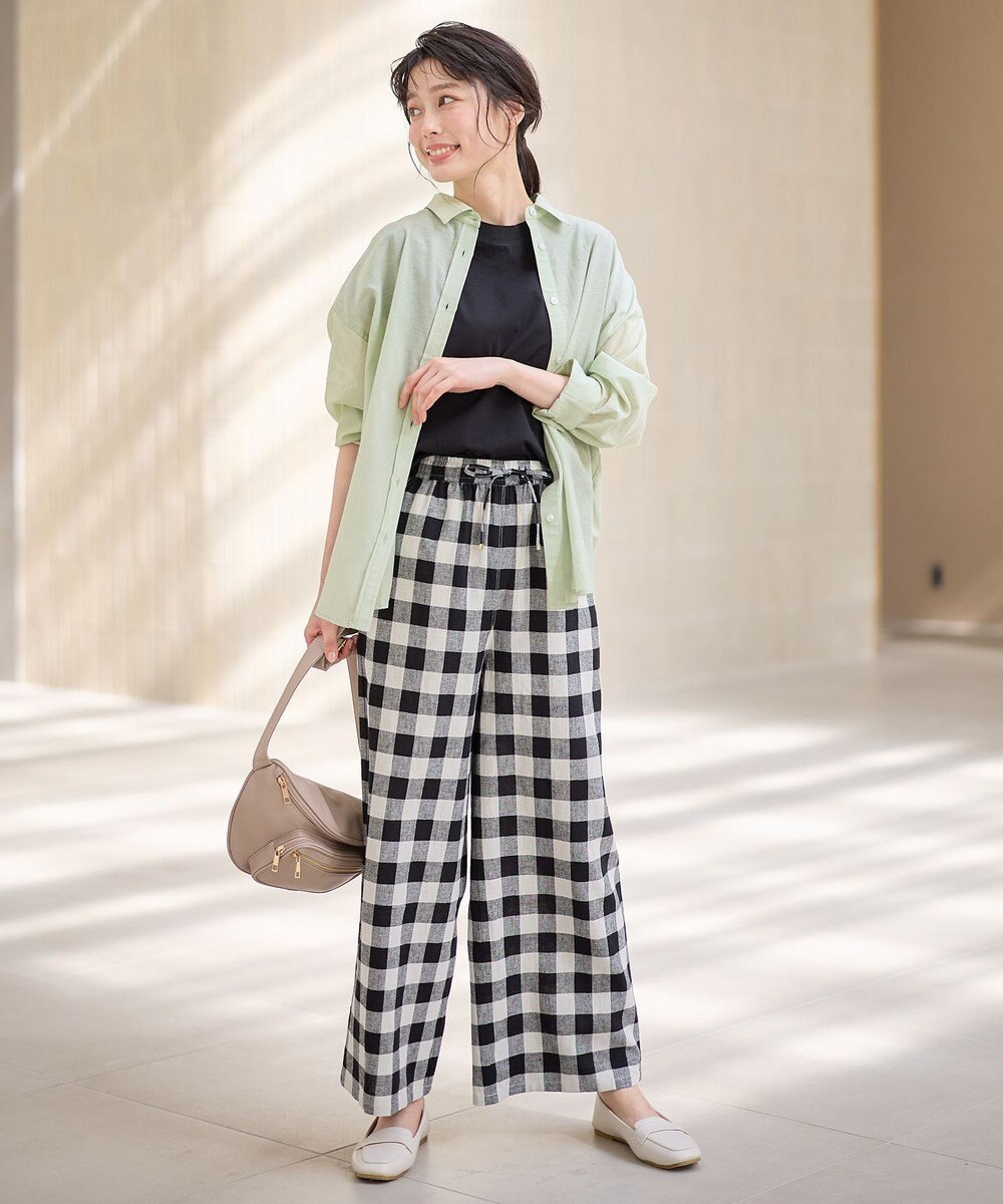 ANY L シアーシャツブラウス 