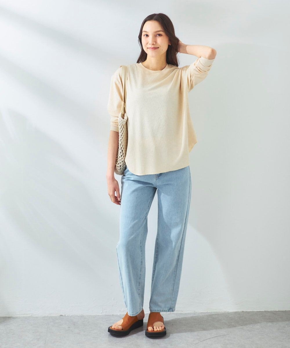 OP／FILA 【Ocean Pacific】シワ加工ラッシュガード付き タンキニデザイン水着4点セット 