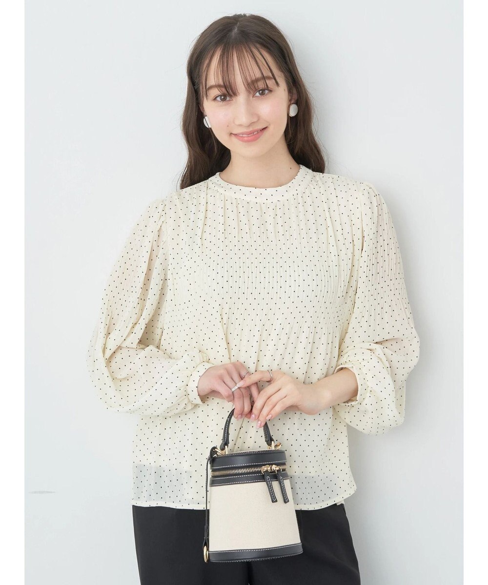 earth music&ecology マジョリカプリーツブラウス 