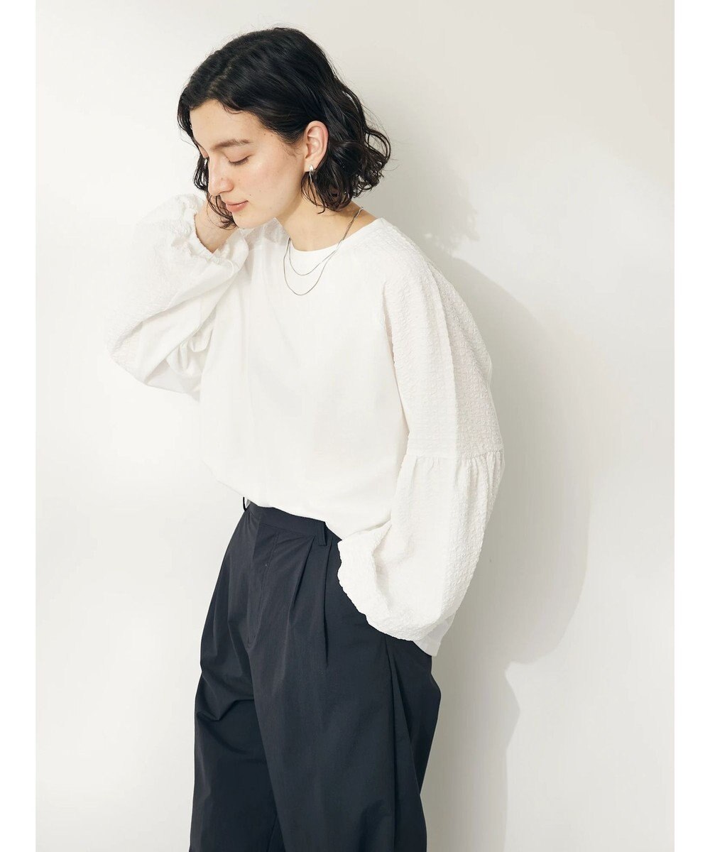 CRAFT STANDARD BOUTIQUE 袖切り替えデザインプルオーバー 