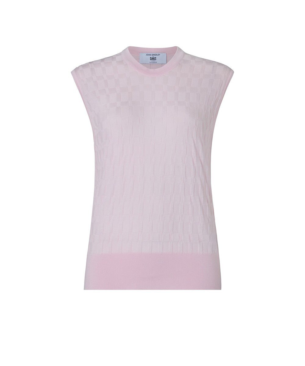DAKS John Smedley for DAKS ハウスチェックノースリーブトップ 