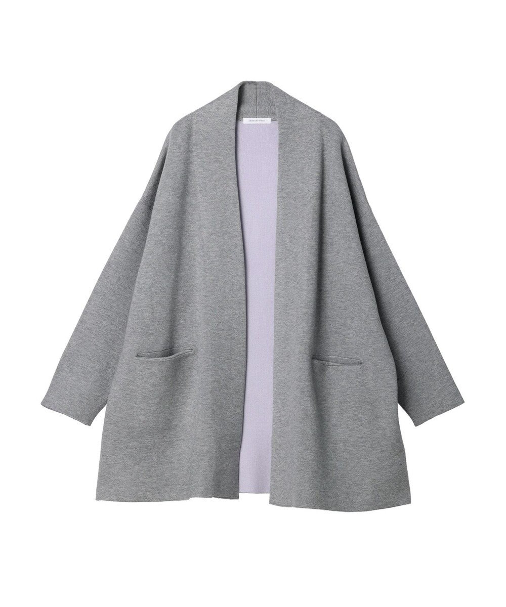 AMERICAN HOLIC バイカラーニットコーディガン 