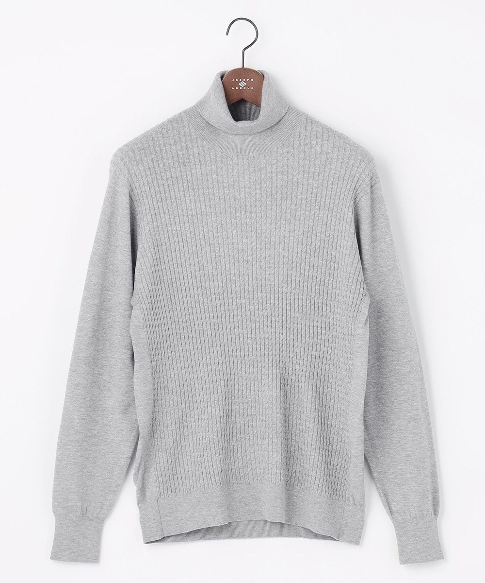 JOSEPH ABBOUD 【キングサイズ・チクチクしない/3シーズン対応/サスティナブル】SNOWY タートルネックセーター 