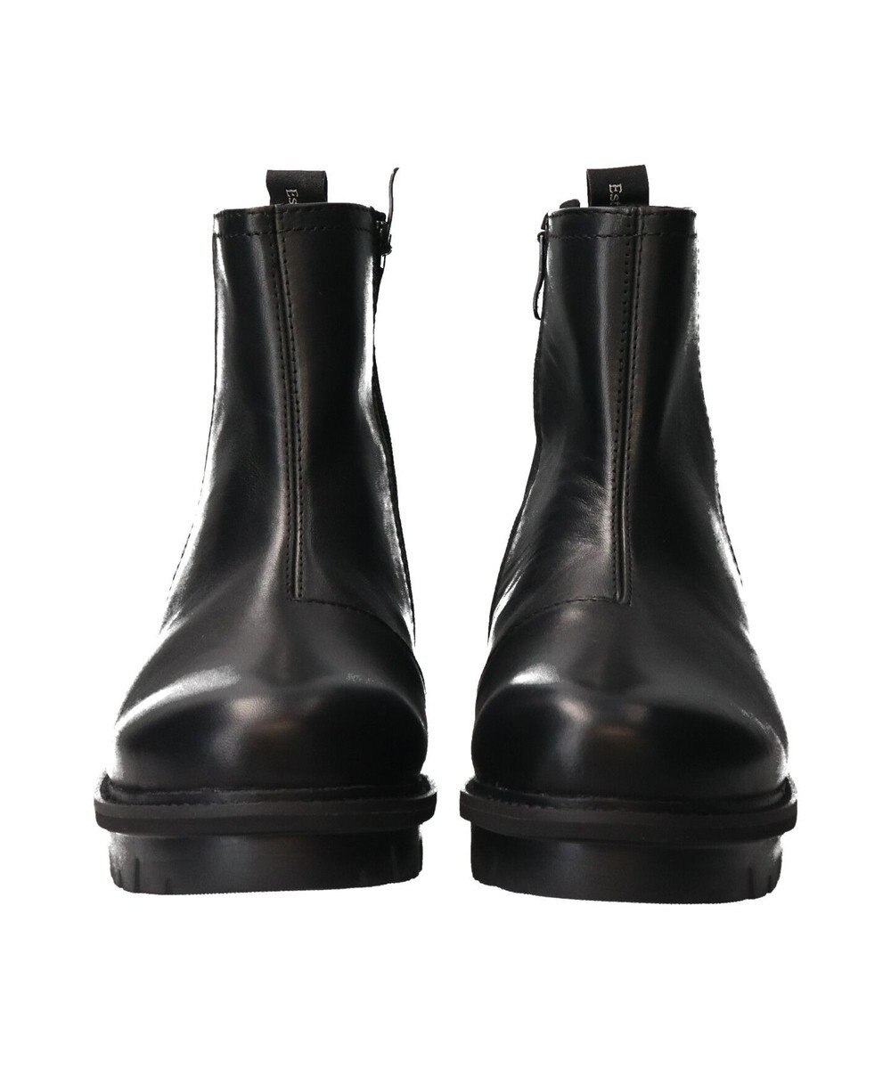 INTER-CHAUSSURES 【BUSSOLA】撥水厚底素材コンビショートブーツ 