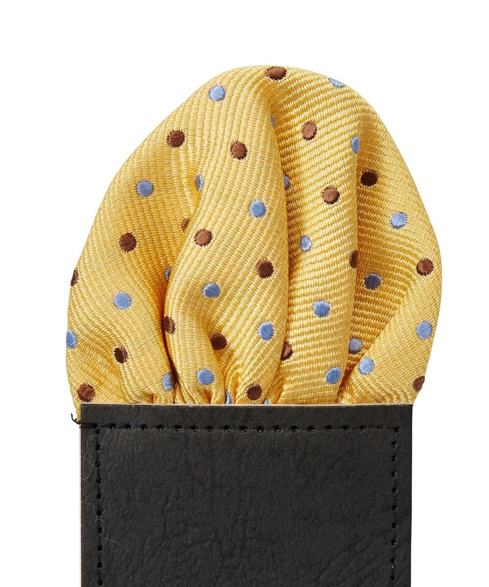 MIKI HOUSE HOT BISCUITS 【ミキハウス】 ドット柄ネクタイ(ポケットチーフ付) 