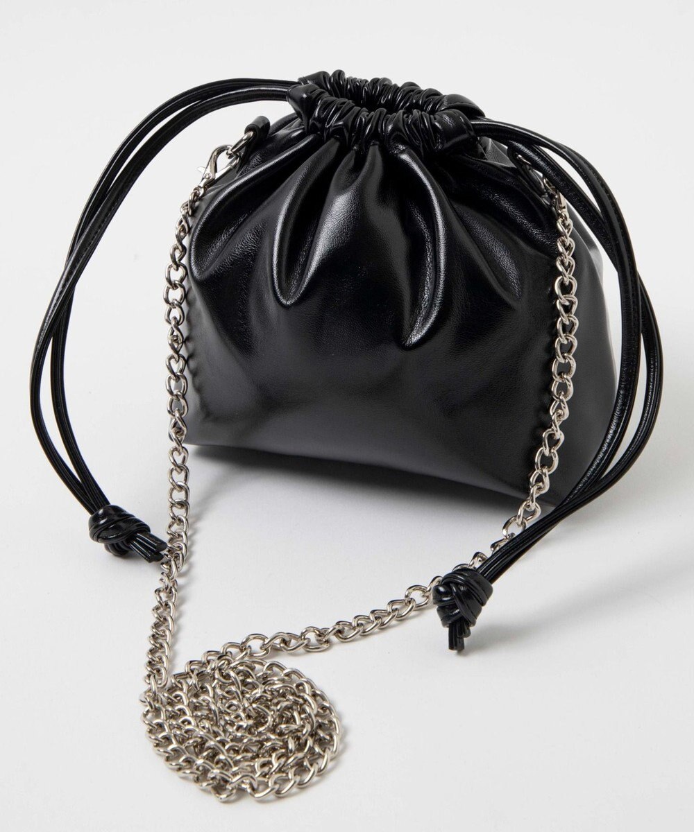 WEGO 巾着チェーンショルダー 