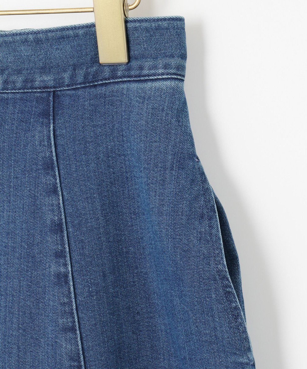 組曲 ライトデニム フレアスカート 