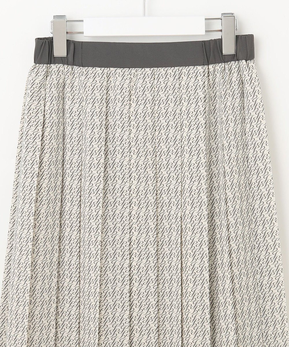 自由区 【セットアップ対応・洗える】モノグラムプリント スカート 