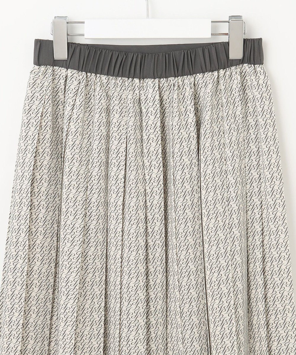自由区 【セットアップ対応・洗える】モノグラムプリント スカート 